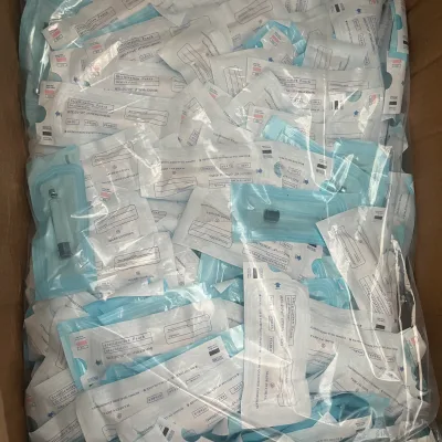 New Production 3 ml Sterile Borosilicate Glass Clear Cartridge with Aluminum Lid for Injection Pen