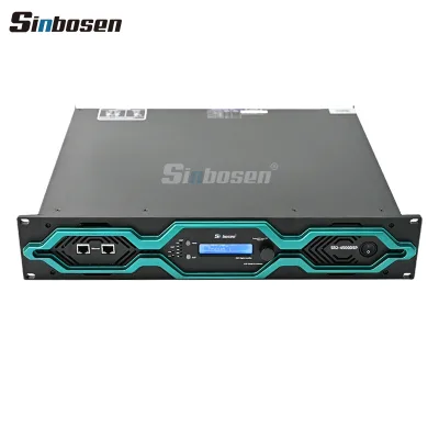 SR2-4500 DSP Exclusive Design ultra Low Noise 2 Channel Stereo Class d 18 Inch Subwoofer Amplifier with Germany Software