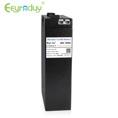 OEM Custom Li-ion Rechargeable 48V 35Ah 13S Lithium Battery Pack Forklift AGV Electric Stacker Industrial Patrol Cart Power Pack