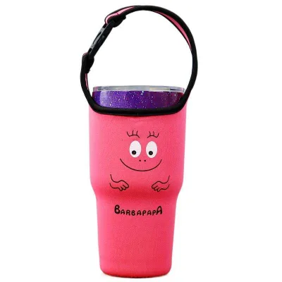 Custom Stubby Holder Sleeve Neoprene Water Bottle Holder Printed Insulated Water Bottle Holder With Strap