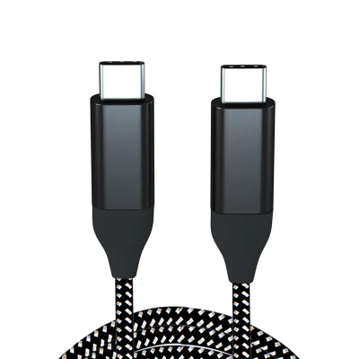 2025 High Current 5A 6A USB C Fast Charge Cable 100W PD Supported Nylon Braided Durable Charging Wire Bulk Order