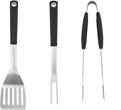 Hot Selling Stainless Steel Home Barbecue Kit Portable Outdoor Camping Tongs Barbecue Kit Set