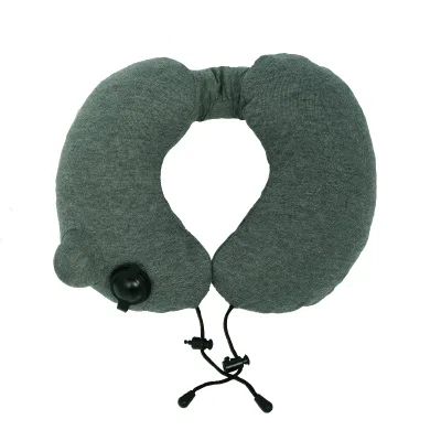 New Style Inflatable Travel Pillow for Airplane Portable Neck Production Self-inflating Ultralight Travelling Neck Pillow