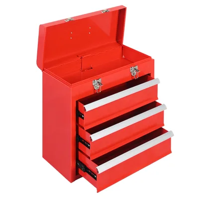 Multi Drawer Compact Metal Tool Organizer, Tabletop Small Tool Chest for Craft Figurine Building Blocks Storage
