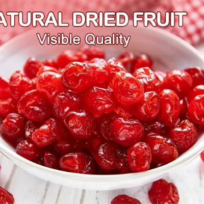Bulk AD Dried Red Cherry 10kg Carton Natural Low Fat Sweet Dried Cherry Fruit HACCP Certified