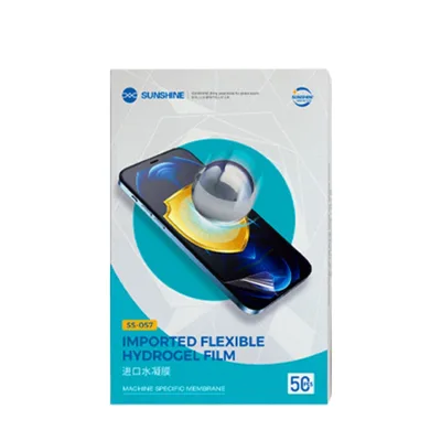 50pcs Sunshine SS-057Y Hydrogel Film DIY Color Flexible Custom Creative Pattern for SS-890C Mobile Phone Screen Protective Film