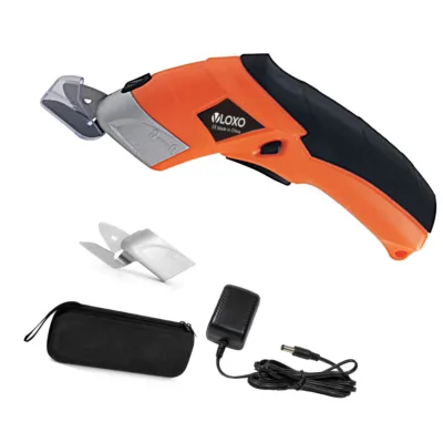 Auto Powerful Electric Scissors Stainless Steel Leather Scissors Cordless Lithium Scissors for Fabric Cutting