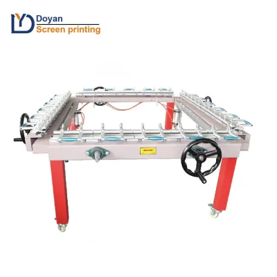 Double Clamp Manual Mesh Tension/Stretching Machine for Silk Screen Printing/serigraphy