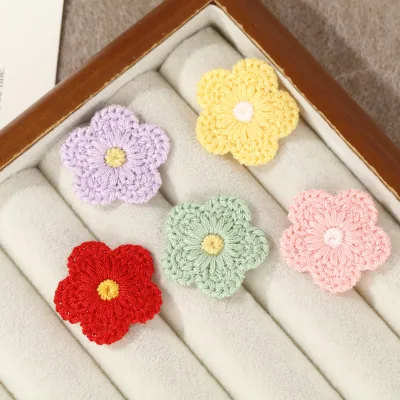 New-style Embroidered Flower Patch Appliques-Polyester Sewing Accessories for Home Textiles Apparel Shoes Hats Luggage