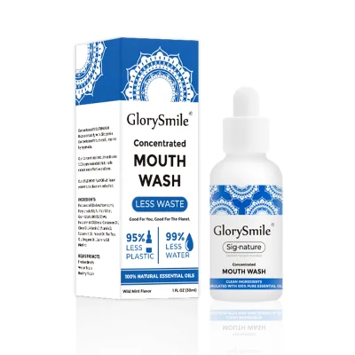 GlorySmile PAP+ Travel Portable Oil Pulling Tooth Concentrated Mouthwash