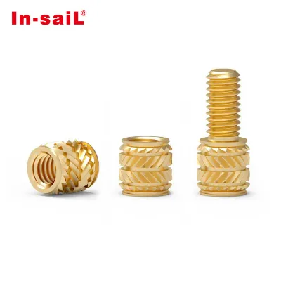 M2 M3 M4 M5 M6 M8 M10 1/4-20 6-32 Brass Stainless Steel Insert Screw Stud Nuts