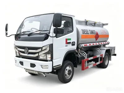 Dongfeng 4x2 Small Oil Tank Truck 130hp Fuel Tanker Truck 5 Cubic Meters Used for Diesel Delivery & Transportation