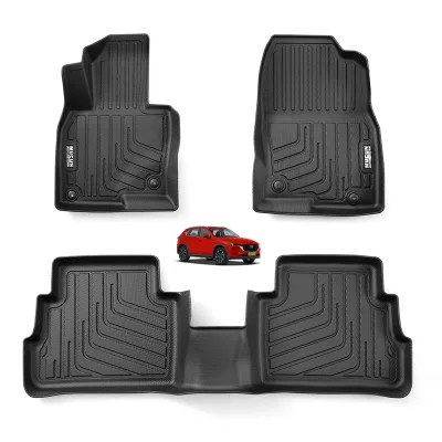 All Weather 3D Car Floor Liners for Mazda CX3 CX5 CX30 CX50 Car Floor Mats Cargo Liner Trunk Mat