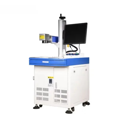 Cable marker stainless steel laser marking machine for glass bottle leather button material