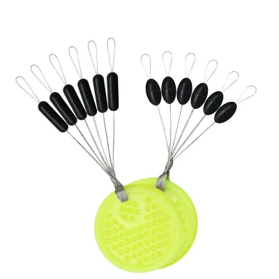 New Bobber Stops Rubber Bobber Stoppers for Fishing Line 6 in 1 Float Sinker Stop