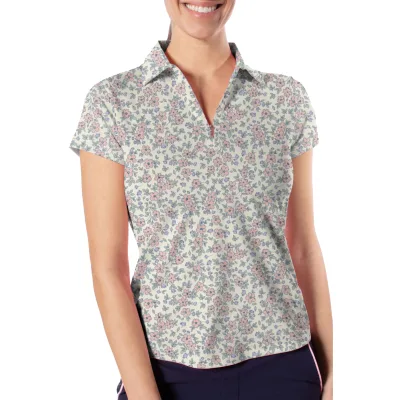 Custom pink Golf Clubs Women's Polo Shirts With logo Decoration Golf Tshirts for Ladies