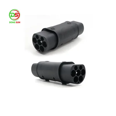 GBT to Type2 IEC 62196 GB/T to Type 2 EV Adapter Female to Female Plug EV Charger Converter Adapter 16A 32A for EVSE Charging