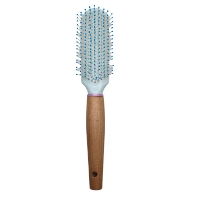 Natural Wood Handle Detangling Brush, Suitable for Detangling and Smoothing Hair Brush