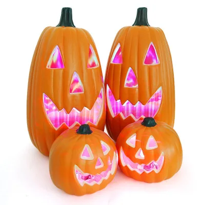 Hot Sale LED Artificial Pumpkins Assorted Sizes Pumpkin Lantern for Halloween Home Decor for Party Decorations