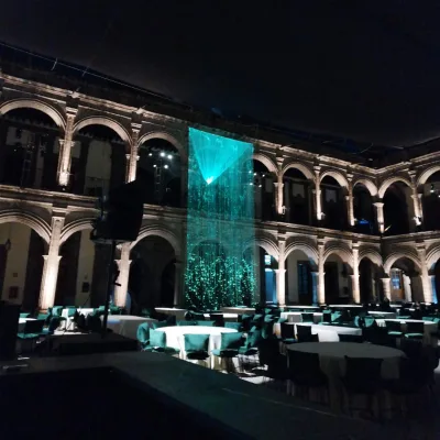 APP Control Professional Fiber Optic Waterfall Light Cable Waterfall Fiber Curtain with Twinkle Effect for Festival Decoration