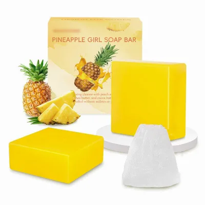 YONI Soap Pineapple Intimate Soap Essential Oil Cold-Pressed Handcrafted Bath Private Care Soap