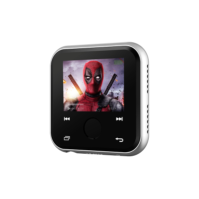 HBNKH Hindi Blue MP4 Movie HD Download Watch OLED Screen 4GB Wrist Watch MP3 Player Radio Voice Recorder WAV Audio Format