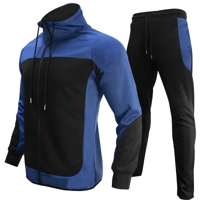 Wholesale New Autumn Jogger Set Custom Mens Plus Size Long Sleeve Hoodie and Pants Training Workout Men Sportswear
