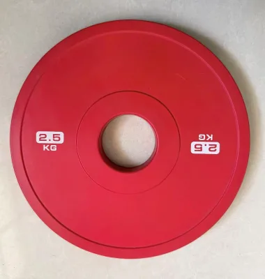 Unisex Durable 2.5kg KG Fractional Change Barbell Weight Lifting Plates Strength Training Valuable Options with Bumper Discs