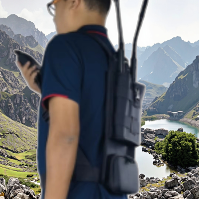 Man-portable Mobile Ad Hoc Network Radio