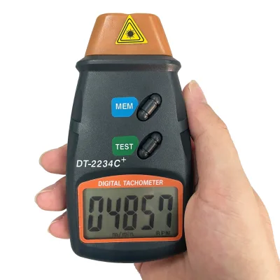 Portable Measurement Laser Tachometer Electromechanical Measurement Tachometer Motor Tachometer DT-2234C+