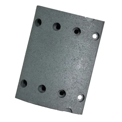 19574 Truck Spare Parts Non-asbestos Rear Drum Brake Shoes Lining for BPW Brake Lining