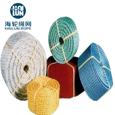 3 Strand White IMPA PP Danline Twisted Fishing Rope