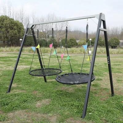 Zoshine Stylish Design Swing Stand Natural Aesthetic Reinforced Structure for Outside Long-lasting Use
