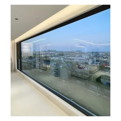 Aluminum Floor-To-Ceiling Window Large Fixed Glass Window Super Large Viewing Window