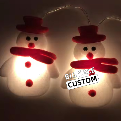 Best Price Santa Christmas Light Xmas Hanging Tree Ornaments Snowman Christmas Decorations Led Christmas String Lights
