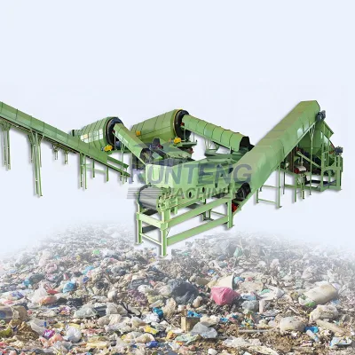 Recyclable Garbage Sorting Machine, Decoration Garbage Sorting Sorting Sieve, Mixed Landfill Aged Garbage Sorting Line