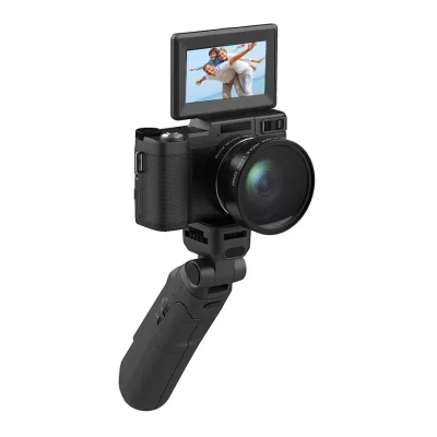4K Digital Vlogging Camera Autofocus Camcorder for Photography 48MP Video Camera with WiFi Connection 3.0" IPS Flip Screen