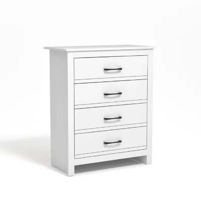 95cm H Vertical Mini Chest Drawers Laminated Finish Cable Management for Affordable Home Storage Furniture