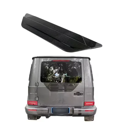 G Class W465 W464 W463a G63 G500 Upgrade to B900 Carbon Fiber W464 Rear Spare Tire Plate 2019+ Car Real Carbon Parts