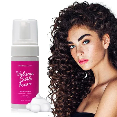 Fast Delivery Organic Curl Hair Mousse for Braids Strong Hold Private Label Custom Styling
