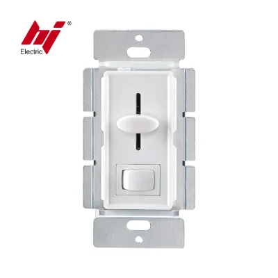 High Quality 120V Incandescent Slide Dimmer with Switch