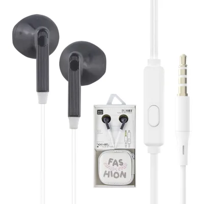 KIKI-485 JL Bass Boost Wired Earphones for Gaming Music 35mm Jack Noise Cancelling High Fidelity Sound Quality IPX-1 Waterproof