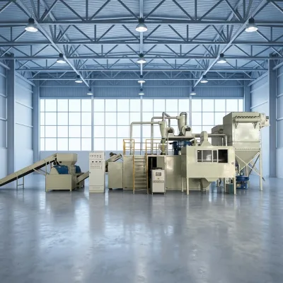 Solar Panels Scrap Recycling Machine Solar Panel Recycling in NZ, Turnkey Photovoltaic Panel Disassembly & Separation System