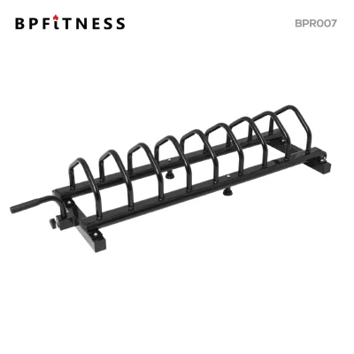 BaoPeng BPR007 Stainless Steel Heavy Duty Bell Piece Weight Plate Storage Rack for Commercial Use