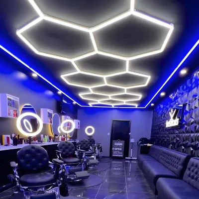 Brandon Commercial Garage Track Light Hexagonal Led Lights High Lumen Surface Mounted Led Down Light Parking Decoration