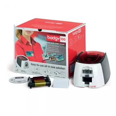 Evolis Badgy100 Single Sided Color Sublimation ID Card Printer Usb Stock China