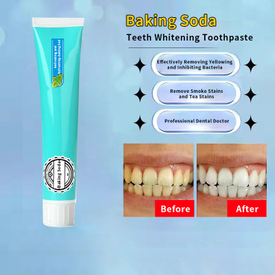 Manufacturer Custom Soda Remove Plaque Toothpaste Daily Care Allergy Strong Teeth Toothpaste