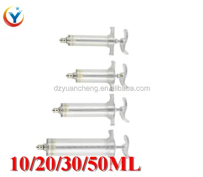 Plastic Veterinary Syringe,Durable Syringe Veterinary Plastic Injector 5ml 10ml 20ml 30ml 50ml 100ml 150ml Animal Feeder