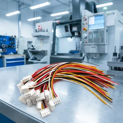 Custom Power Cable Auto Electrical Wire JST XH 2.54 New Energy Electronic Wire Harness for Motorcycle Fog Light