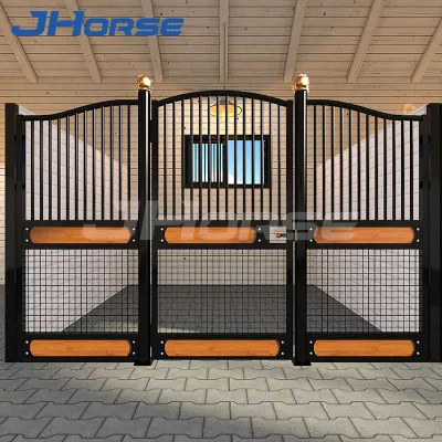 Comfortable Latch Easy Powder Coated Sheds Standing Stalls Horse Stable Supplies